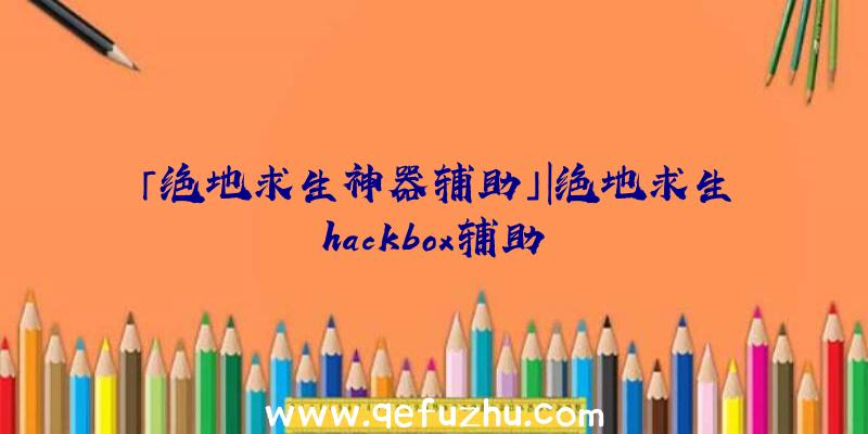 「绝地求生神器辅助」|绝地求生hackbox辅助